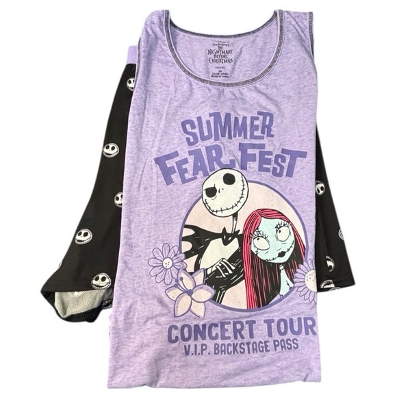 Disney Nightmare Before Christmas Pajama Set 3X | NWT - Picture 4 of 13